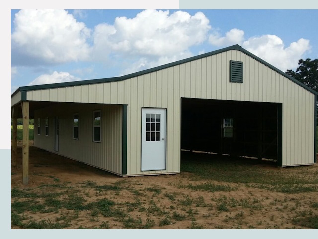 Строительство конюшен в Похвистневе