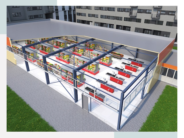 Строительство магазинов в Похвистнево от 615 руб. за м²