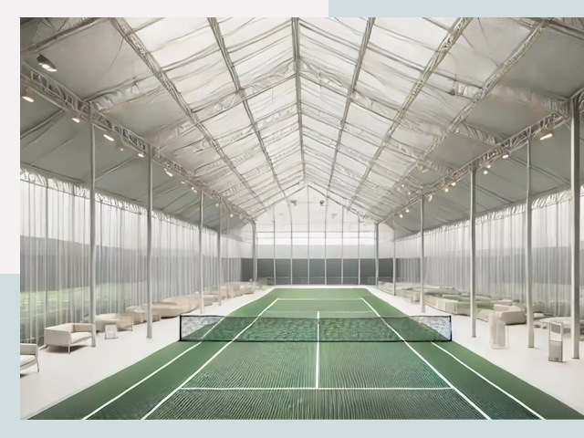 Строительство теннисных кортов в Похвистневе