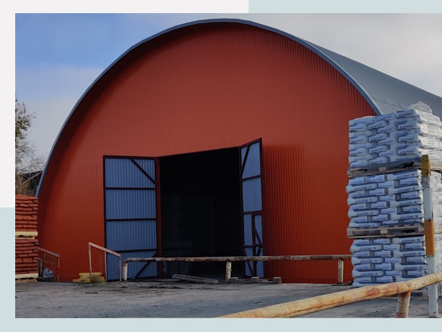 Полукруглые ангары по цене от 615 руб. в Похвистнево