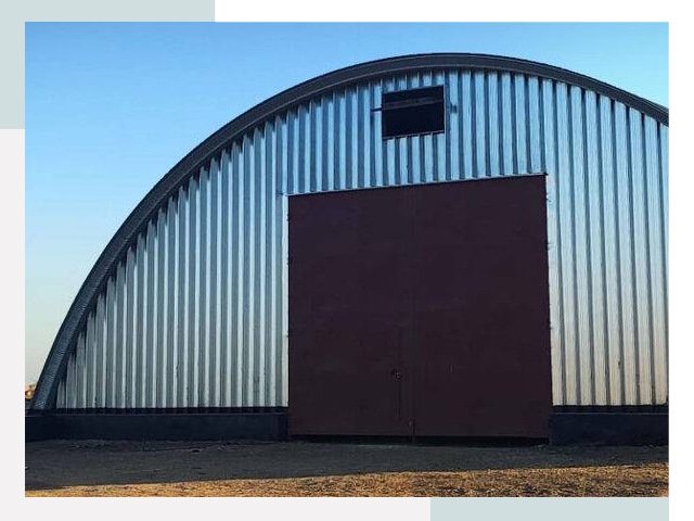 Бескаркасные ангары в Похвистневе