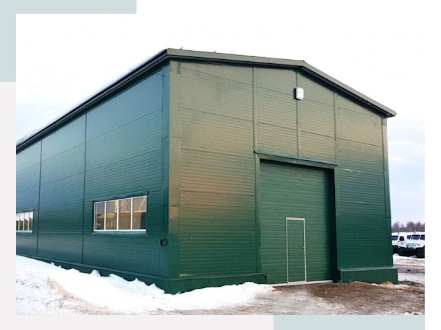 Двускатные ангары в Похвистневе