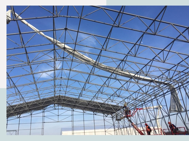 Шатровые ангары от 615 руб. в Похвистневе и Самарской области