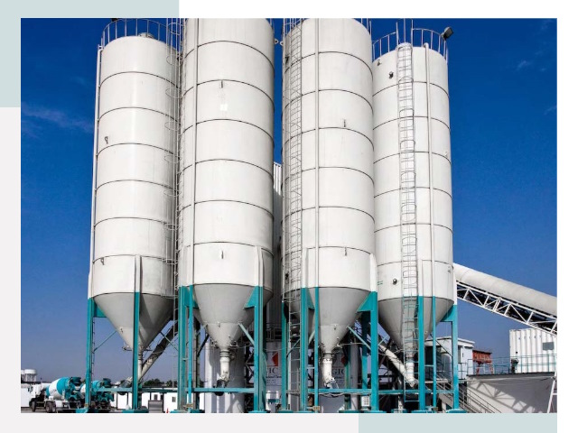 Строительство цементных силосов в Похвистневе