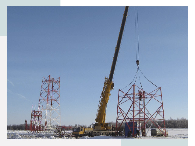 Монтаж вышек связи в Похвистневе