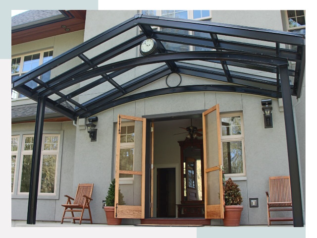 Козырьки металлические в Похвистневе