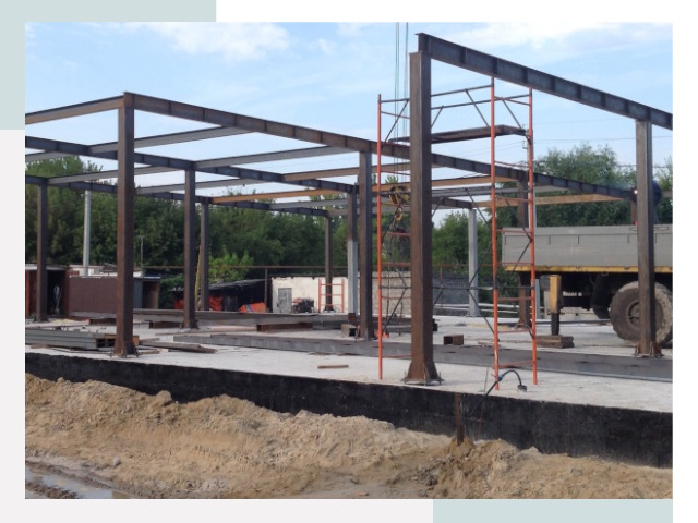 Фундамент для ангаров в Похвистневе