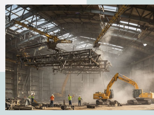 Демонтаж ангаров в Похвистневе от 615 руб. за м²