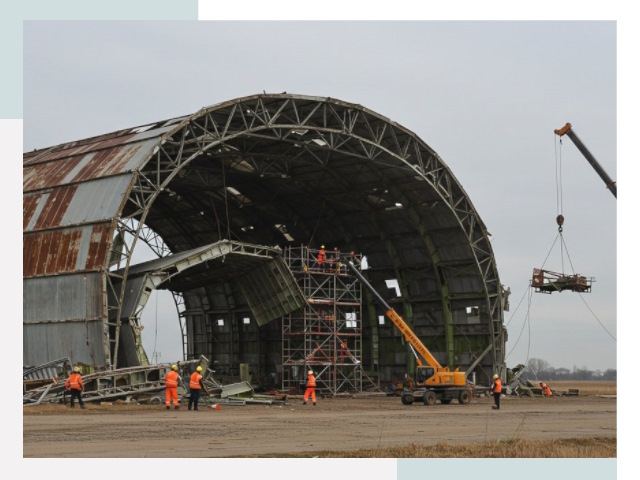 Демонтаж ангаров в Похвистневе