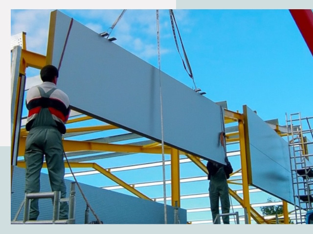 Монтаж сэндвич-панелей в Похвистневе от 615 руб.