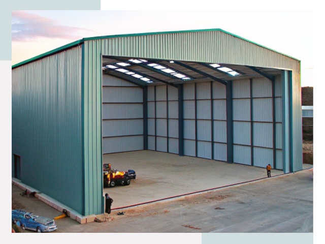 Строительство ангаров в Похвистневе