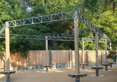 Терраса из металлоконструкций под ключ, проектирование, изготовление и монтаж от СтальСтрой-Пхв